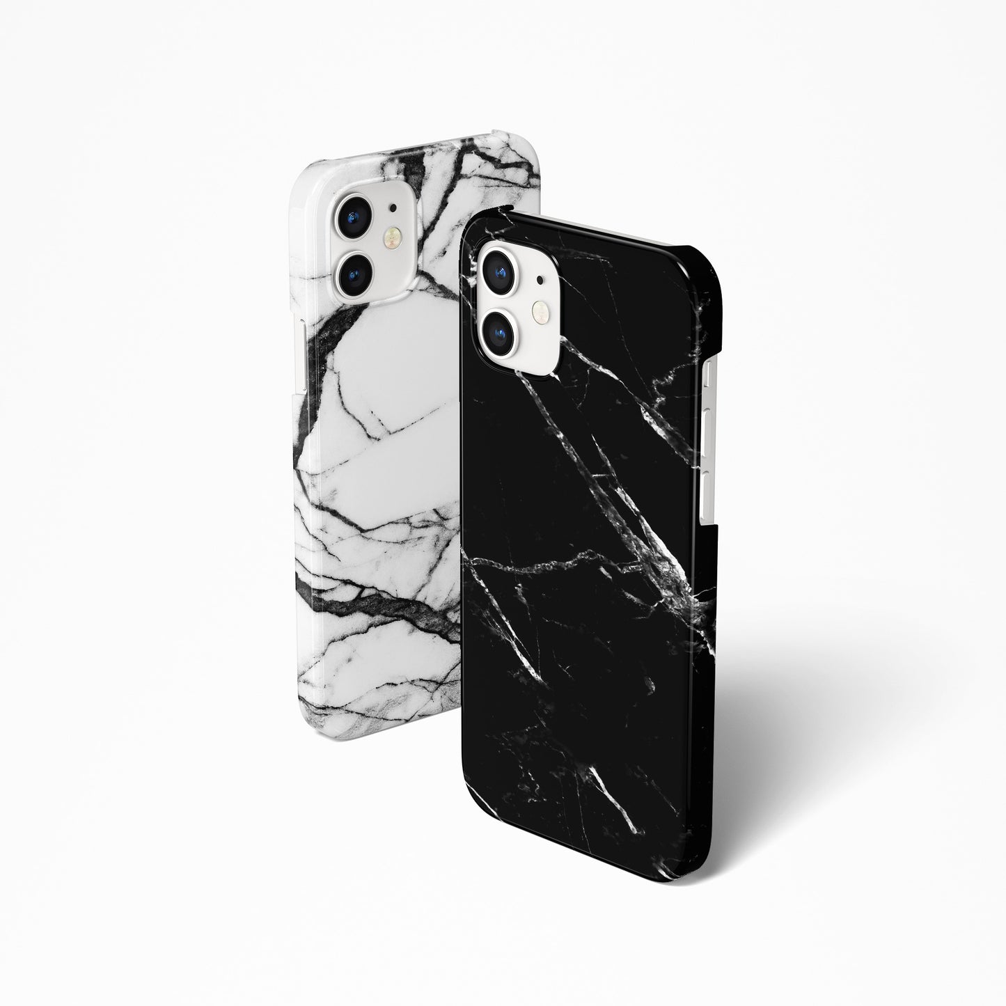 大理石 ハードスマホケース - Black Marble