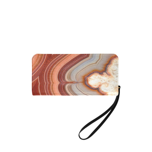 サードオニキス クラッチウォレット - Red Sardonyx Agate