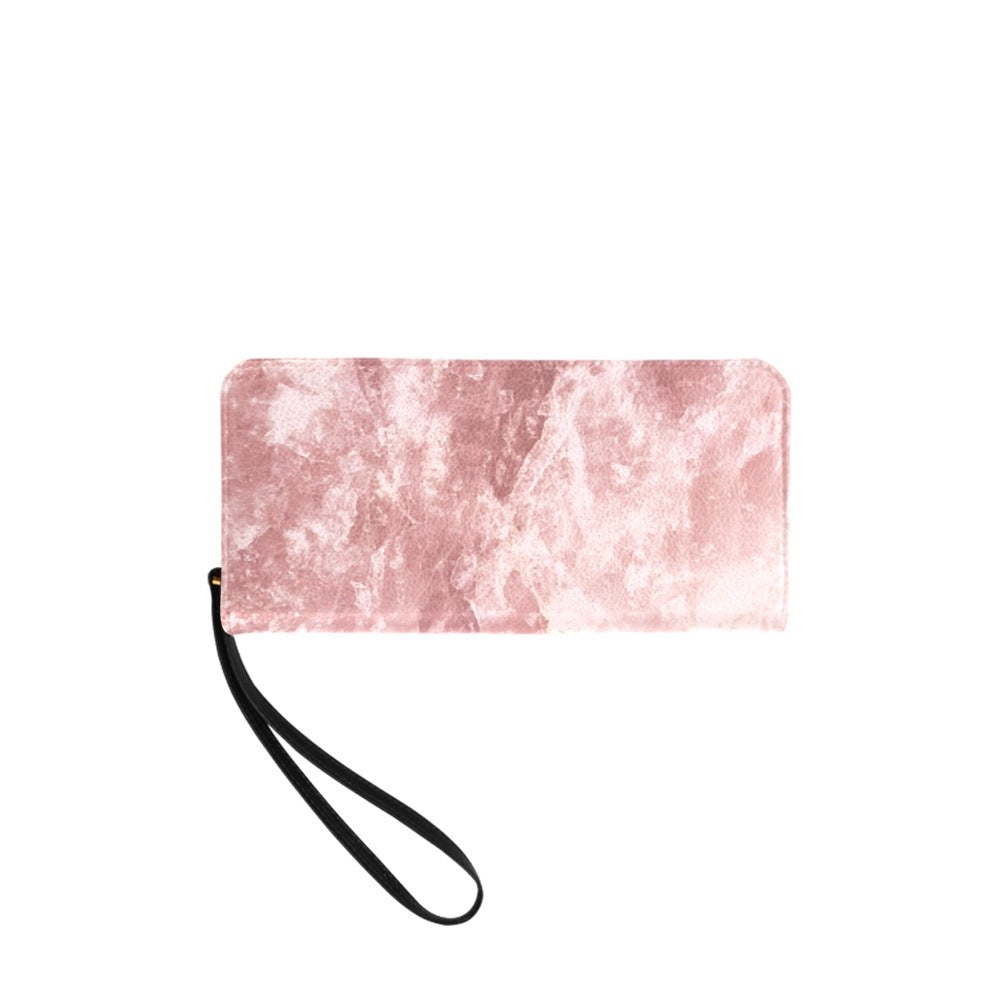 ローズクォーツ クラッチウォレット - Pink Rose Quartz