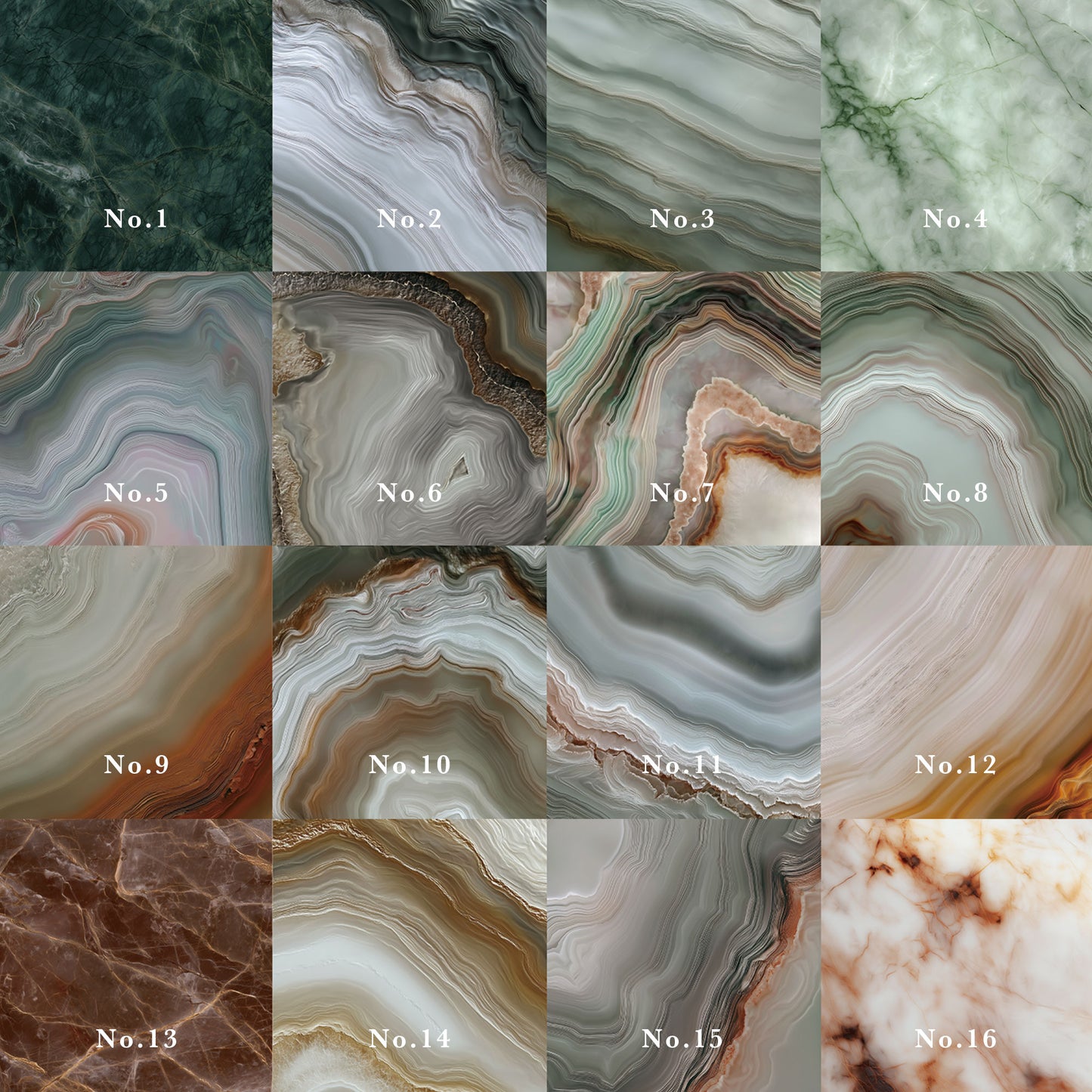 石目模様クッション - Earth Color 2025 Edition
