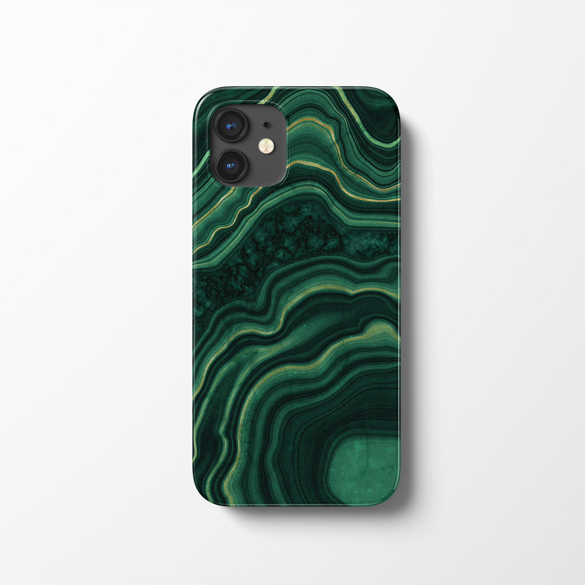 【関税.送料込】Harper&Blake/マラカイト柄 iPhone ケース dark-green-malachite-phonecase